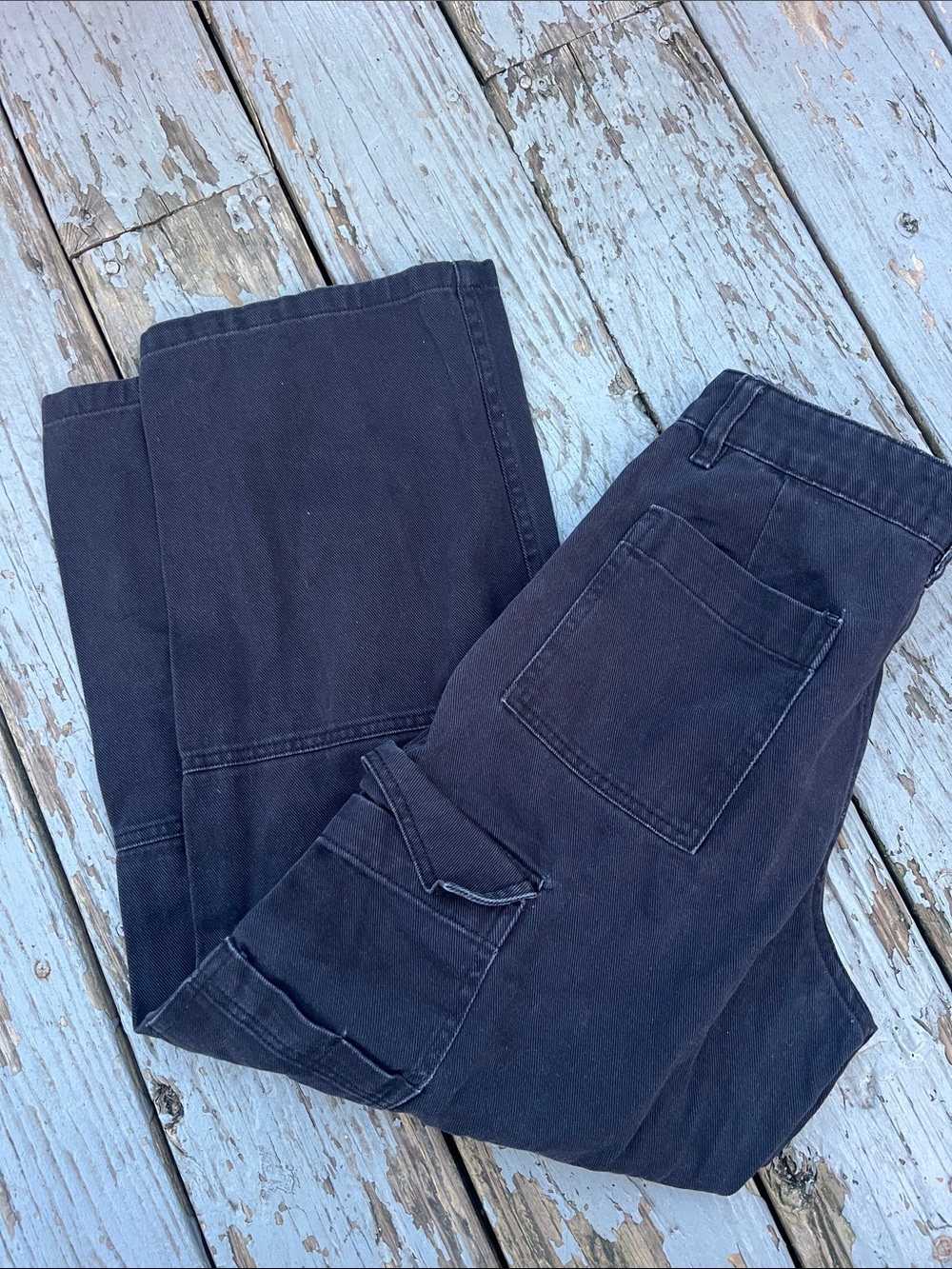 ASOS Men's Black Cargo Utility Pants
